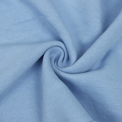 Ткань Футер 3-х нитка, Петля, цвет Светло-Голубой (на отрез)  в Таганроге
