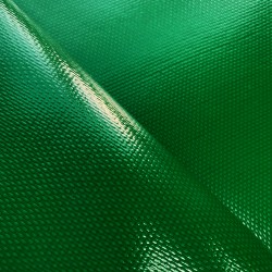 Ткань ПВХ 600 гр/м2 плотная, Зелёный (Ширина 150см), на отрез  в Таганроге