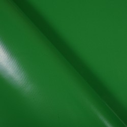 Ткань ПВХ 450 гр/м2, Зелёный (Ширина 160см), на отрез  в Таганроге