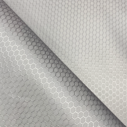 Ткань Оксфорд 300D PU Рип-Стоп СОТЫ, цвет Светло-Серый (на отрез)  в Таганроге