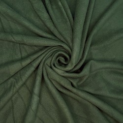 Ткань Флис Односторонний 130 гр/м2, цвет Темный хаки (на отрез)  в Таганроге