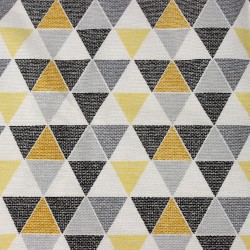 Интерьерная ткань Дак (DUCK), принт &quot;Малые Треугольники&quot; (на отрез)  в Таганроге