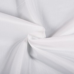 Ткань подкладочная Таффета 190Т, цвет Белый (на отрез)  в Таганроге