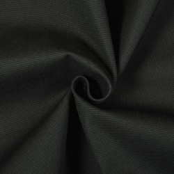 Ткань смесовая Канвас 35/65, цвет Черный (на отрез)  в Таганроге