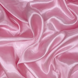 Ткань Атлас-сатин, цвет Розовый (на отрез)  в Таганроге