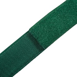 Контактная лента 40мм (38мм) цвет Зелёный (велькро-липучка, на отрез)  в Таганроге