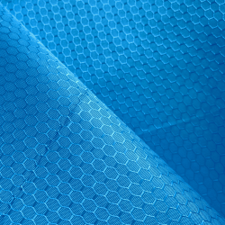 Ткань Оксфорд 300D PU Рип-Стоп СОТЫ, цвет Голубой (на отрез)  в Таганроге