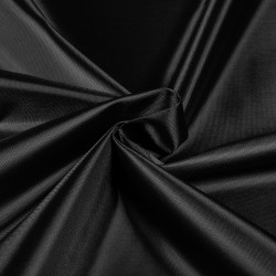 *Ткань Оксфорд 210D PU, цвет Черный (на отрез)  в Таганроге