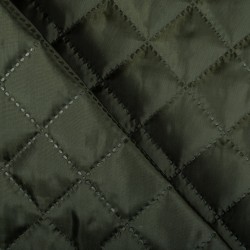 Стеганая подкладочная ткань с синтепоном (100гр/м2),  Хаки   в Таганроге