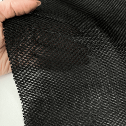 Сетка 3D трехслойная Air mesh 165 гр/м2, цвет Черный (на отрез)  в Таганроге